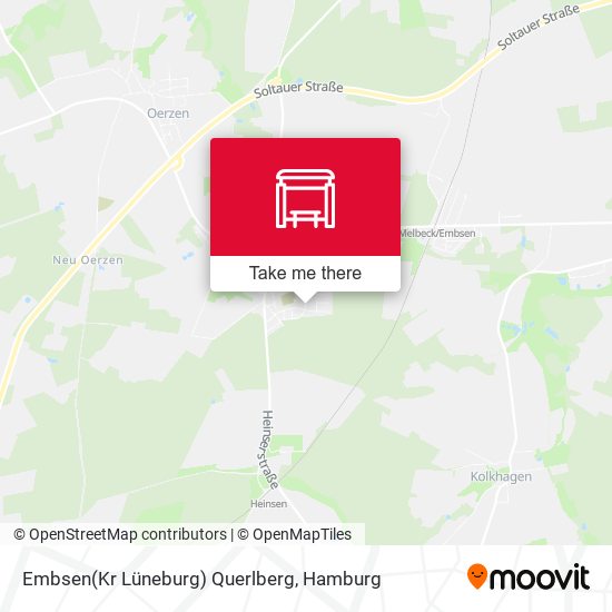 Embsen(Kr Lüneburg) Querlberg map