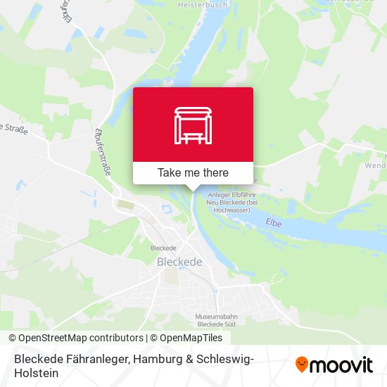 Bleckede Fähranleger map