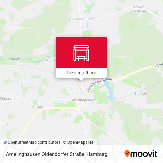 Amelinghausen Oldendorfer Straße map