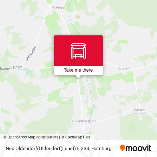 Neu Oldendorf(Oldendorf(Luhe)) L 234 map