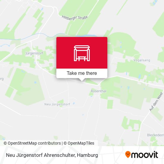 Neu Jürgenstorf Ahrenschulter map