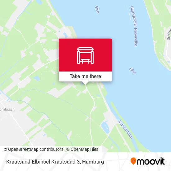 Карта Krautsand Elbinsel Krautsand 3