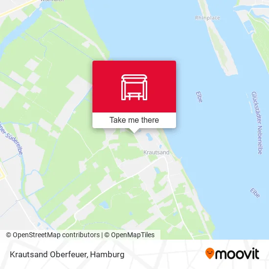 Карта Krautsand Oberfeuer