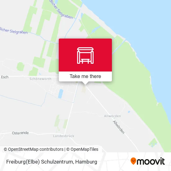 Карта Freiburg(Elbe) Schulzentrum