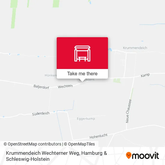 Карта Krummendeich Wechterner Weg
