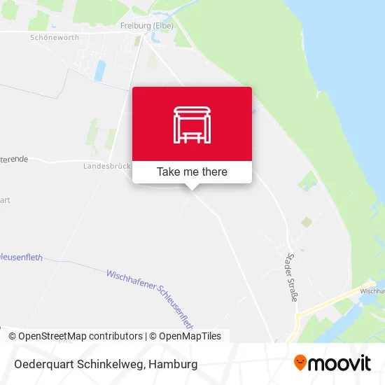 Карта Oederquart Schinkelweg