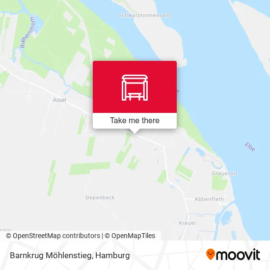Карта Barnkrug Möhlenstieg