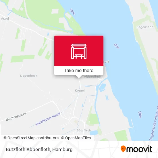 Карта Bützfleth Abbenfleth
