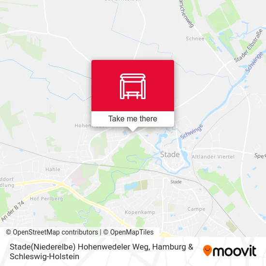 Карта Stade(Niederelbe) Hohenwedeler Weg