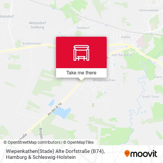 Wiepenkathen(Stade) Alte Dorfstraße (B74) map