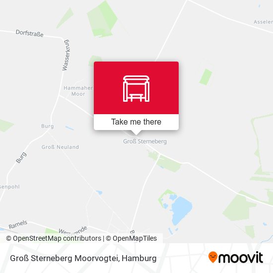 Groß Sterneberg Moorvogtei map