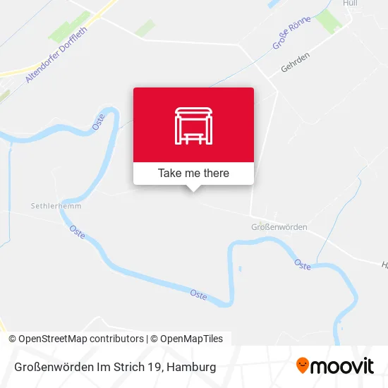 Карта Großenwörden Im Strich 19