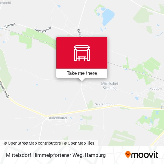 Mittelsdorf Himmelpfortener Weg map