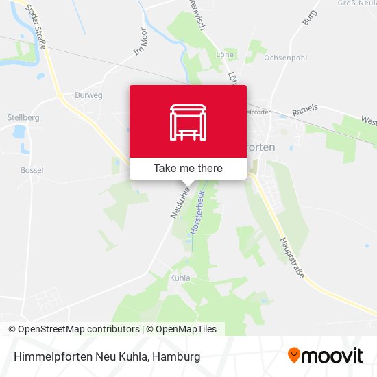 Himmelpforten Neu Kuhla map