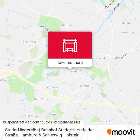 Stade(Niederelbe) Bahnhof Stade / Harsefelder Straße map