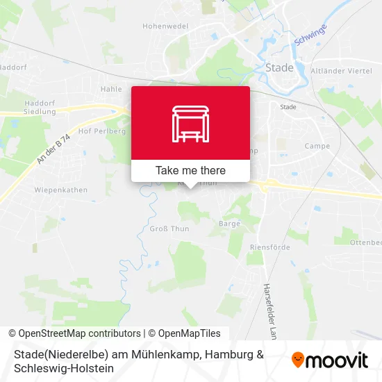 Карта Stade(Niederelbe) am Mühlenkamp