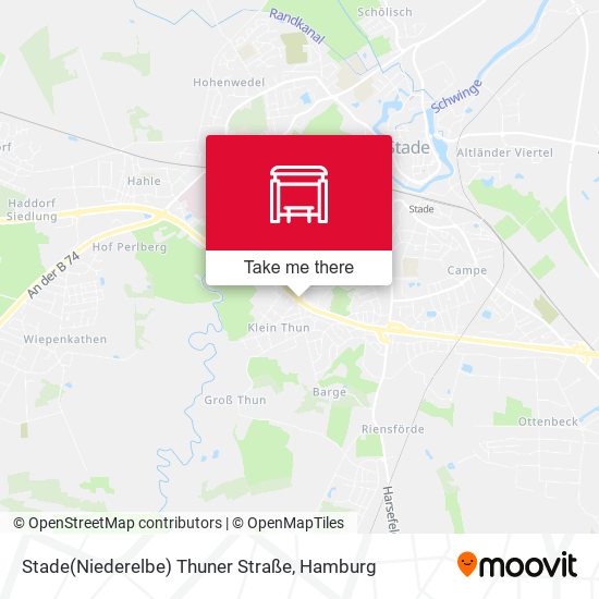 Stade(Niederelbe) Thuner Straße map
