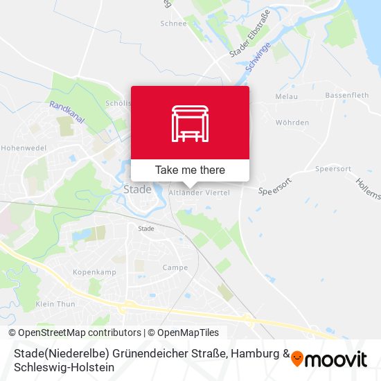 Stade(Niederelbe) Grünendeicher Straße map
