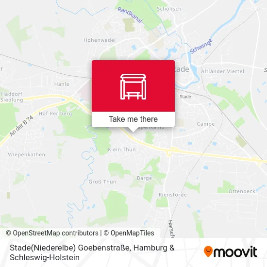 Карта Stade(Niederelbe) Goebenstraße