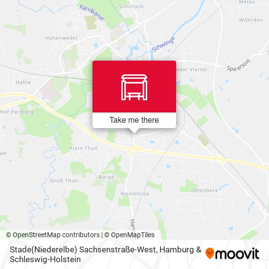 Stade(Niederelbe) Sachsenstraße-West map