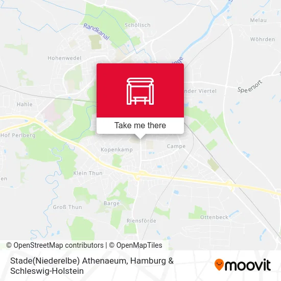 Карта Stade(Niederelbe) Athenaeum