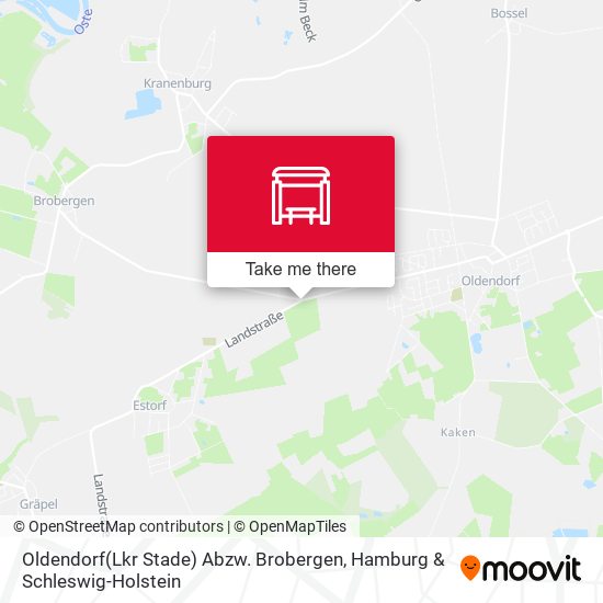 Oldendorf(Lkr Stade) Abzw. Brobergen map