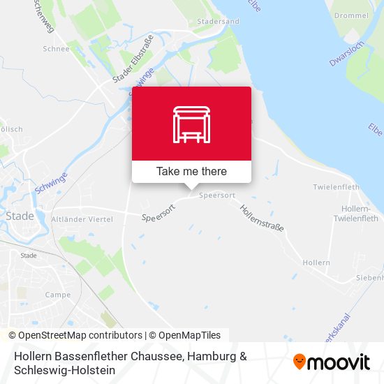 Hollern Bassenflether Chaussee map