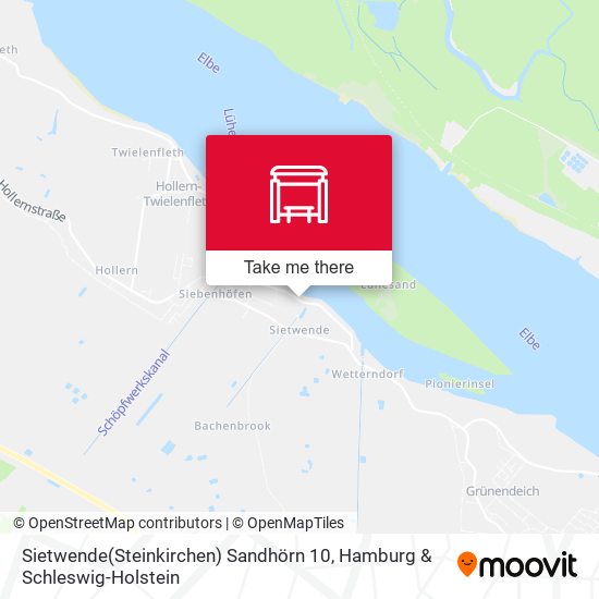 Sietwende(Steinkirchen) Sandhörn 10 map
