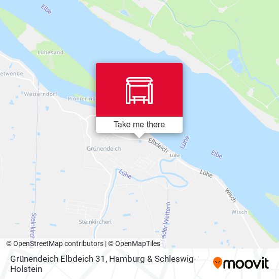 Grünendeich Elbdeich 31 map
