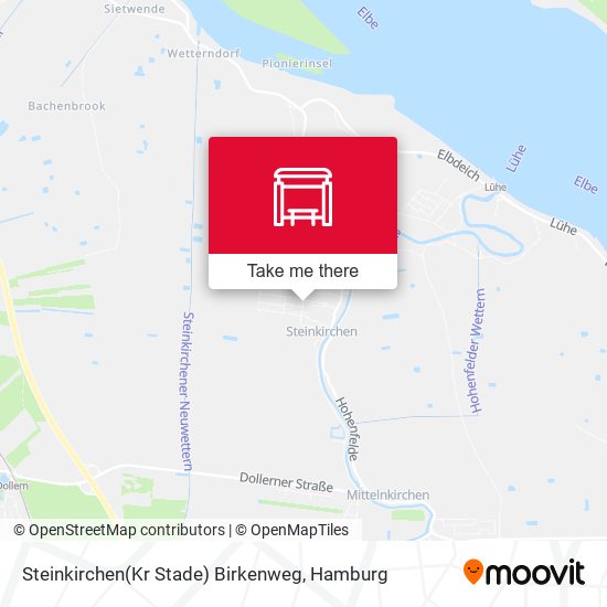 Steinkirchen(Kr Stade) Birkenweg map