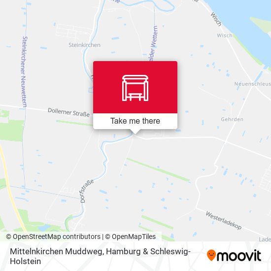 Mittelnkirchen Muddweg map