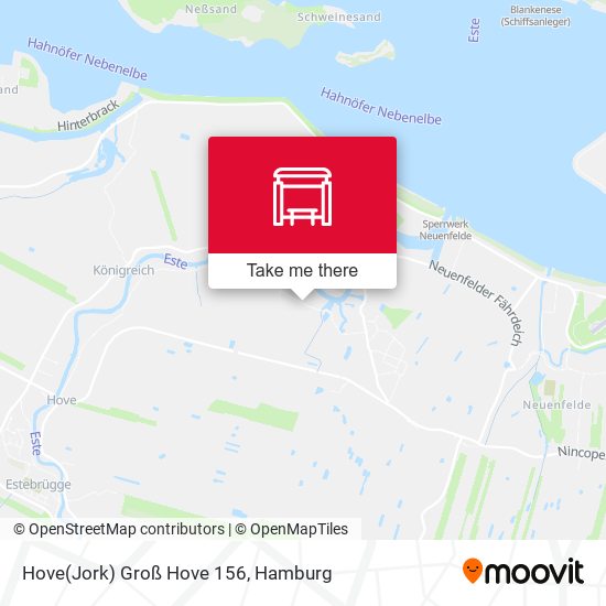 Hove(Jork) Groß Hove 156 map