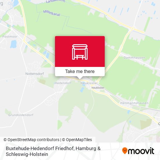 Карта Buxtehude-Hedendorf Friedhof