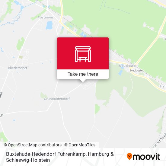 Buxtehude-Hedendorf Fuhrenkamp map