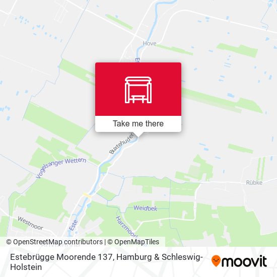 Estebrügge Moorende 137 map