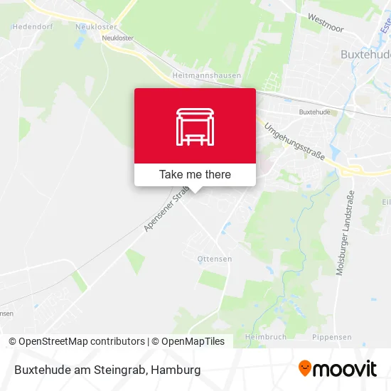 Карта Buxtehude am Steingrab