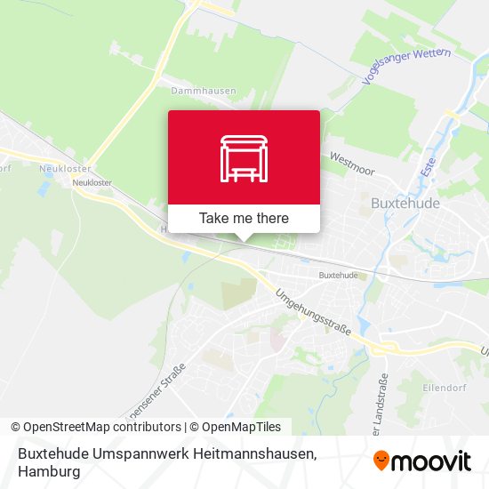 Buxtehude Umspannwerk Heitmannshausen map