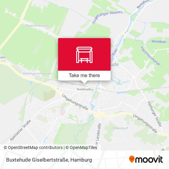 Buxtehude Giselbertstraße map