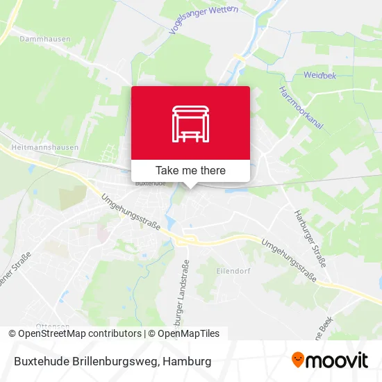 Карта Buxtehude Brillenburgsweg