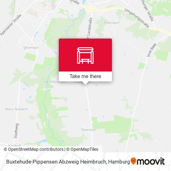 Buxtehude-Pippensen Abzweig Heimbruch map