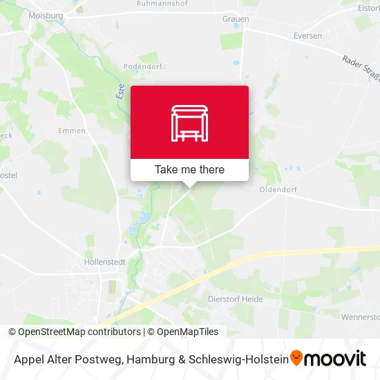 Карта Appel Alter Postweg