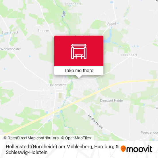 Карта Hollenstedt(Nordheide) am Mühlenberg