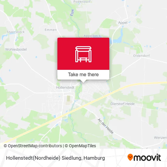 Карта Hollenstedt(Nordheide) Siedlung