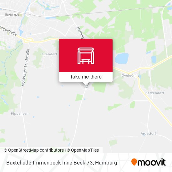 Buxtehude-Immenbeck Inne Beek 73 map