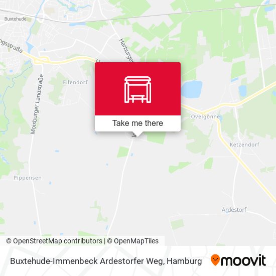 Buxtehude-Immenbeck Ardestorfer Weg map