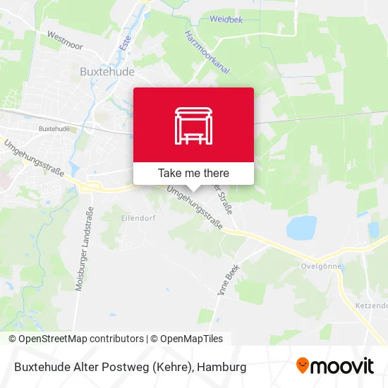 Карта Buxtehude Alter Postweg (Kehre)