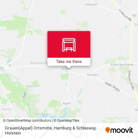 Карта Grauen(Appel) Ortsmitte