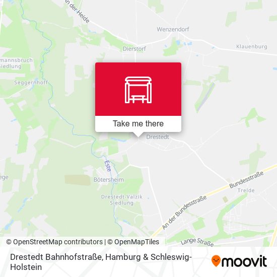 Drestedt Bahnhofstraße map