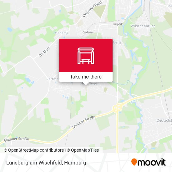 Lüneburg am Wischfeld map