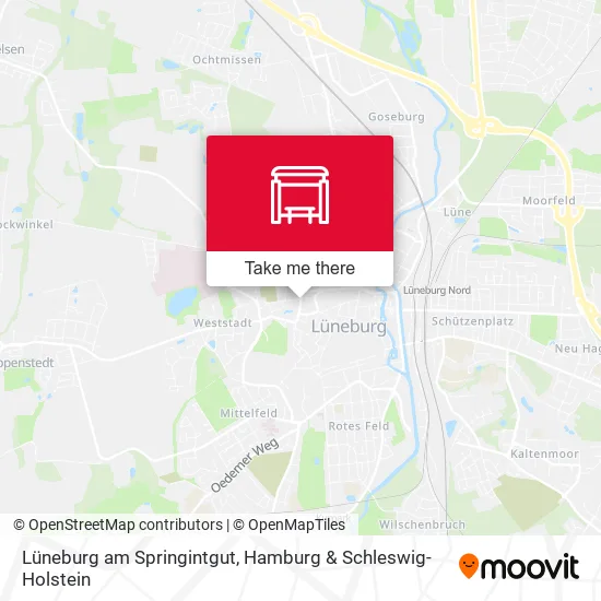 Карта Lüneburg am Springintgut
